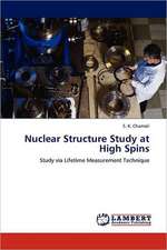 Nuclear Structure Study at High Spins