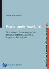 Planlos durchs Praktikum?