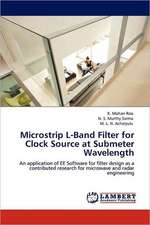 Microstrip L-Band Filter for Clock Source at Submeter Wavelength