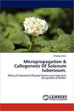 Micropropagation & Callogenesis Of Solanum tuberosum.