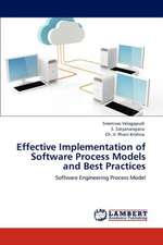 Effective Implementation of Software Process Models and Best Practices