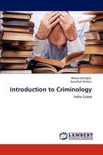 Introduction to Criminology