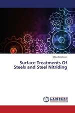 Surface Treatments Of Steels and Steel Nitriding