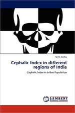 Cephalic Index in different regions of India