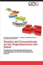 Gestion del Conocimiento En Las Organizaciones del Saber