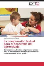 La comprensión textual para el desarrollo del aprendizaje