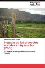 Impacto de Los Proyectos Sociales En Ayacucho (Peru)