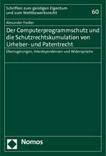 Der Computerprogrammschutz und die Schutzrechtskumulation von Urheber- und Patentrecht