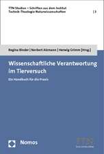 Wissenschaftliche Verantwortung im Tierversuch