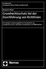 Grundrechtsschutz bei der Durchführung von Richtlinien