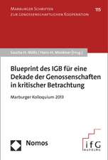 Blueprint des IGB für eine Dekade der Genossenschaften in kritischer Betrachtung