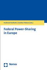 Federal Power-Sharing in Europe