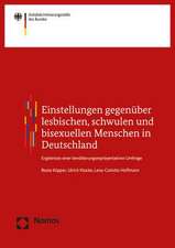 Einstellungen gegenüber lesbischen, schwulen und bisexuellen Menschen in Deutschland