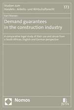 Demand guarantees in the construction industry