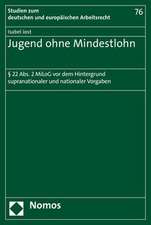 Jugend ohne Mindestlohn