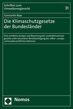 Beye, C: Klimaschutzgesetze der Bundesländer