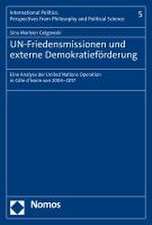 UN-Friedensmissionen und externe Demokratieförderung