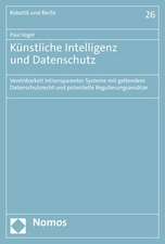 Künstliche Intelligenz und Datenschutz