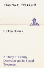 Broken Homes a Study of Family Desertion and Its Social Treatment: An Unexplained Corner of Japan