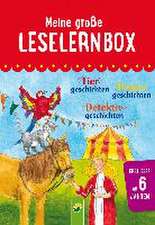 Meine große Leselernbox - Tiergeschichten, Hexengeschichten, Detektivgeschichten