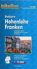 Bikeline Radkarte Deutschland Hohenlohe - Franken 1 : 75 000