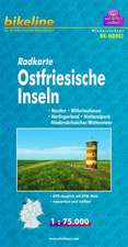 Bikeline Radkarte Deutschland Ostfriesische Inseln 1 : 75 000