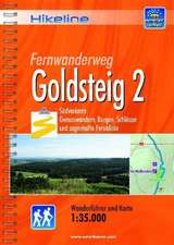 Hikeline Wanderführer Fernwanderweg Goldsteig 2