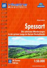 Hikeline Wanderführer Spessart 1 : 50 000