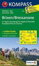 Brixen / Bressanone - St. Vigil in Enneberg / San Vigilio di Marebbe - Kronplatz / Plan de Corones 1 : 25 000