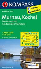 Murnau - Kochel - Das blaue Land rund um den Staffelsee 1 : 50 000