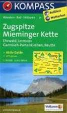 Zugspitze - Mieminger Kette - Ehrwald - Lermoos - Garmisch-Partenkirchen - Reut 1 : 50 000