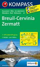 Breuil - Cervinia - Zermatt 1 : 50 000