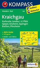 Kraichgau, Karlsruhe, Landau i. d. Pfalz, Speyer, Sinsheim, Eppingen, Bretten, Pforzheim 1 : 50 000