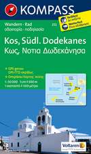 KOMPASS Wanderkarte 252 Kos - Südlicher Dodekanes 1:50.000