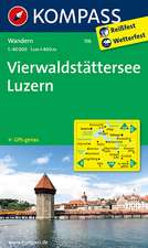 KOMPASS Wanderkarte 116 Vierwaldstätter See, Luzern 1:40.000