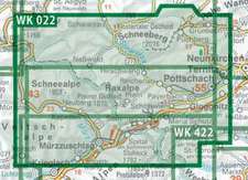 Semmering - Rax - Schneeberg - Schneealpe 1 : 50 000. WK 022