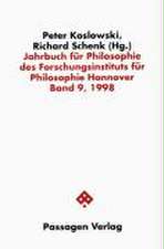 Jahrbuch für Philosophie 9 des Forschungsinstituts für Philosophie Hannover. 1998