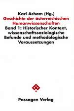 Geschichte der österreichischen Humanwissenschaften