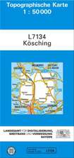 Kösching 1 : 50 000