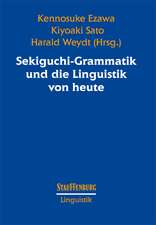 Sekiguchi Grammatik und die Linguistik von heute