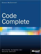 Code Complete - Deutsche AusgabeDer Second Edition