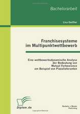 Franchisesysteme Im Multipunktwettbewerb: Eine Wettbewerbsdynamische Analyse Der Bedeutung Von Mutual Forbearance Am Beispiel Von Pizzalieferanten