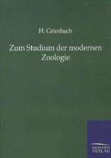 Zum Studium der modernen Zoologie