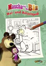 Mascha und der Bär - Mal- und Rätselspaß