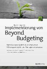 Implementierung von Beyond Budgeting