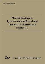 Phasenübergänge in Pyren-Arsenhexafluorid und Dichlor(2,5-Dithiahexan)-Kupfer(II)