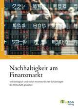 Nachhaltigkeit am Finanzmarkt