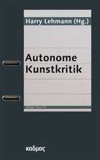 Autonome Kunstkritik