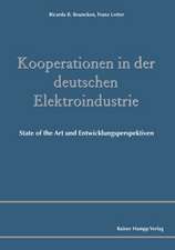 Kooperationen in der deutschen Elektroindustrie