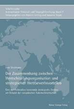 Der Zusammenhang zwischen Wertschöpfungsorganisation und strategischen Wettbewerbsvorteilen